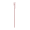 Barrier tape holder | 1.20 m |  14 mm